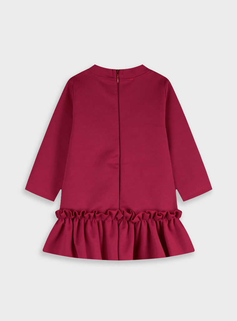 Girl Dress - Bordeaux