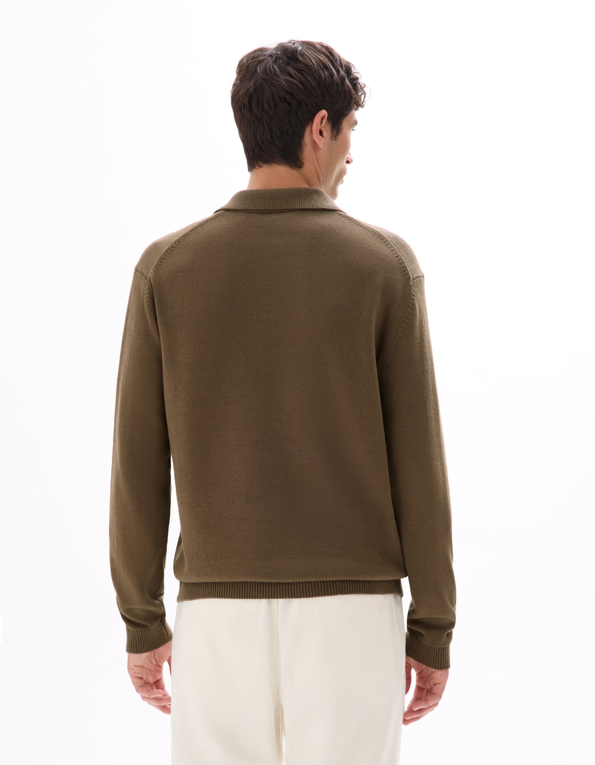 Taupe 01 Crew Neck Jumper - Celio Lebanon