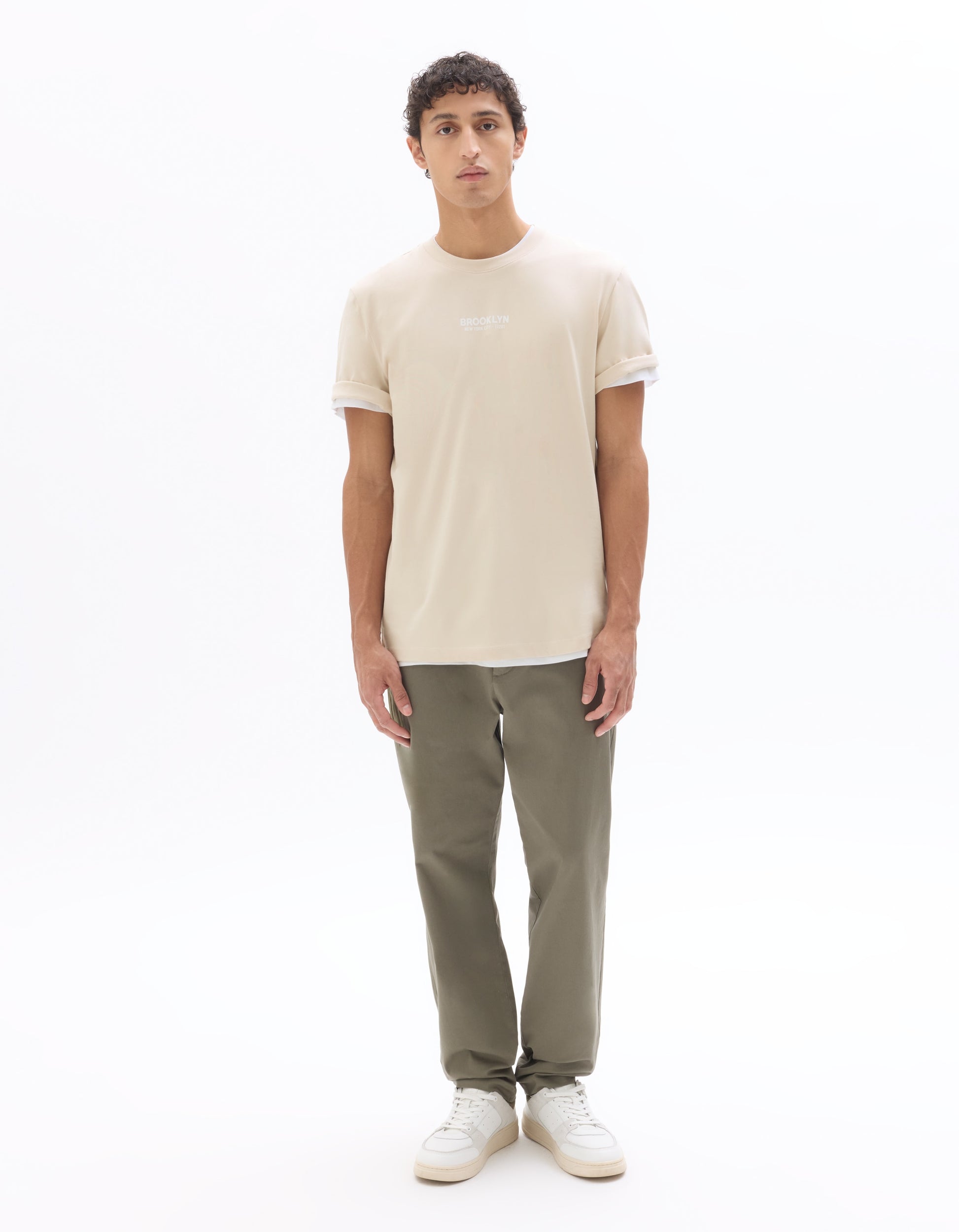 Celio Cotton Short Sleeves Tshirt - Grey
