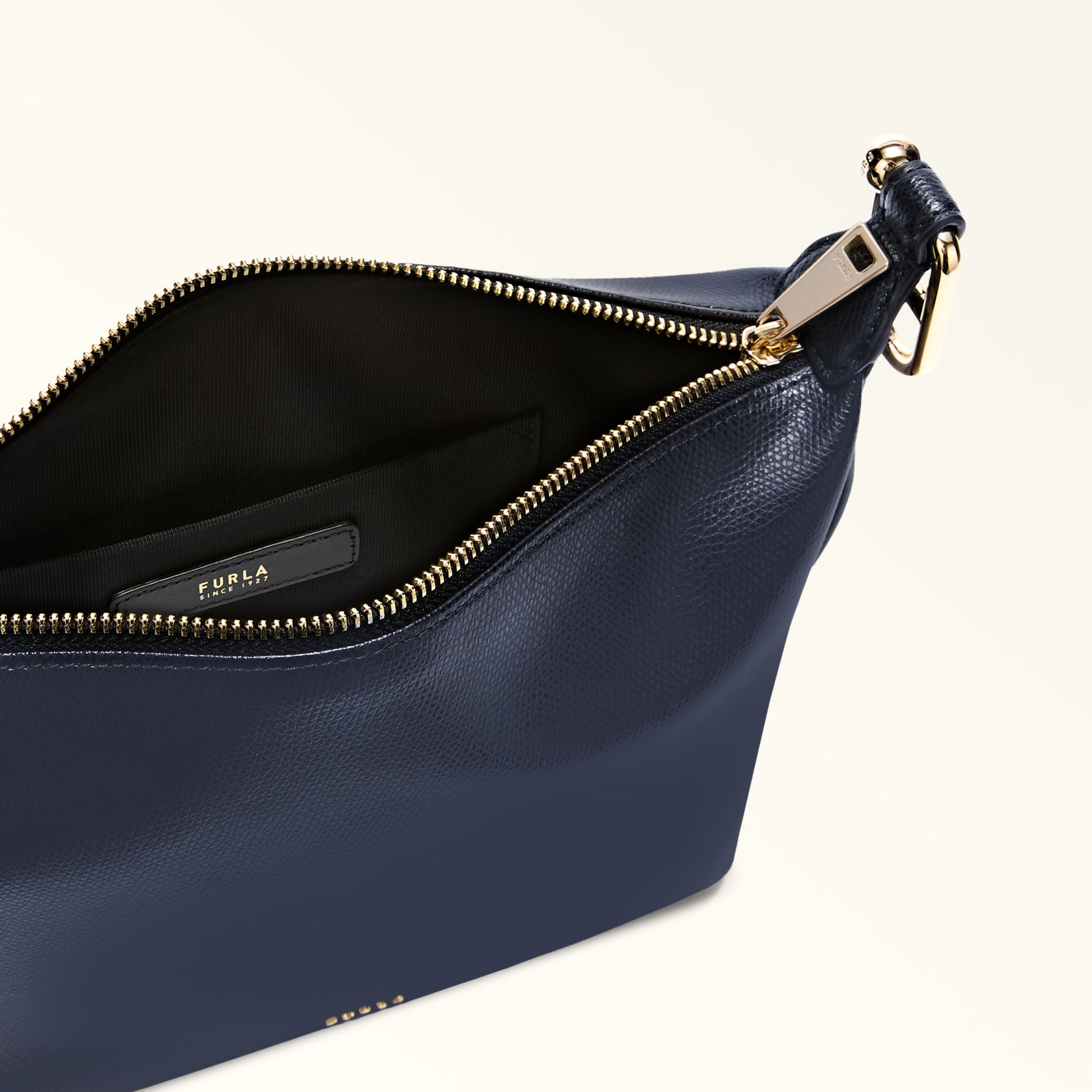 Furla Tonie Mini Hobo Bag In Leather