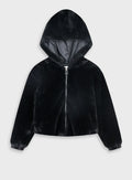 Girl Fake Fur - Black