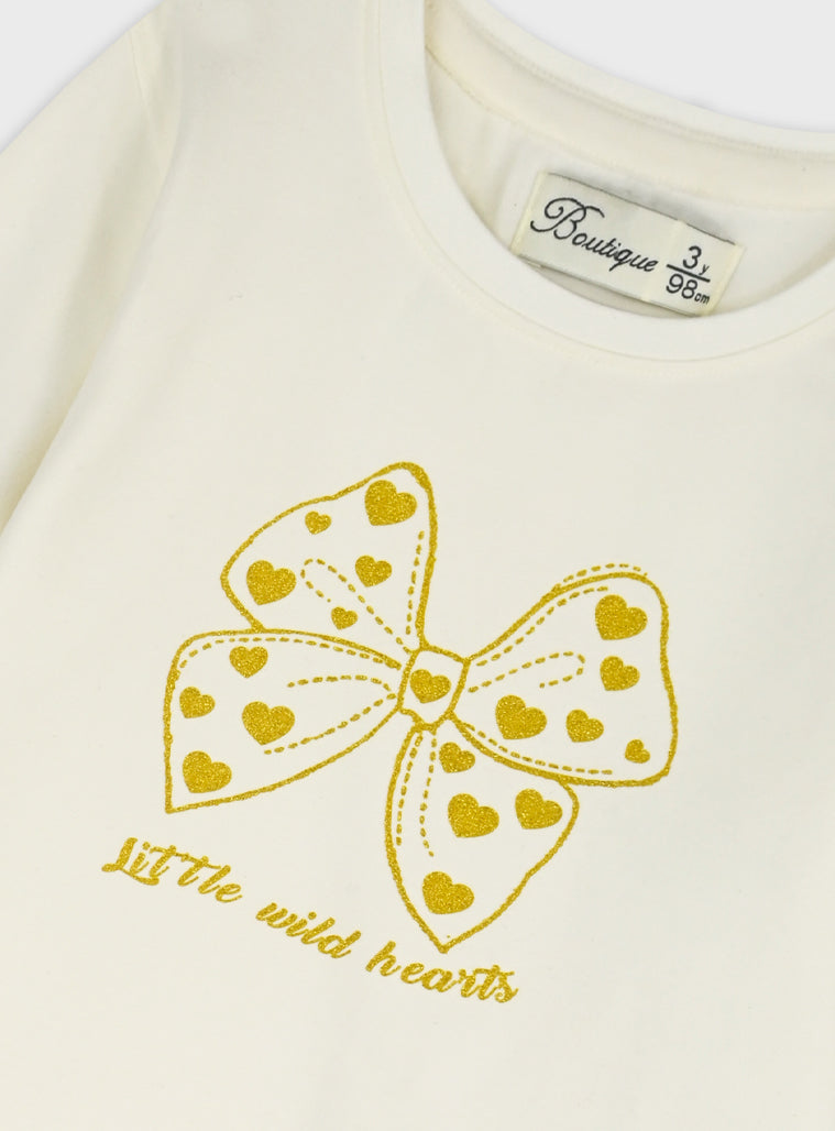 Cotton Girl Blouse - Cream