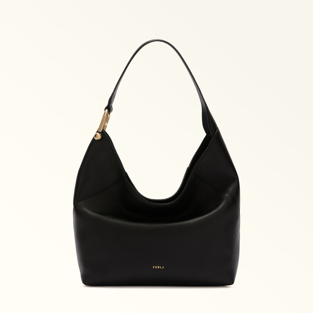 Furla Lara M Hobo Bag In Leather