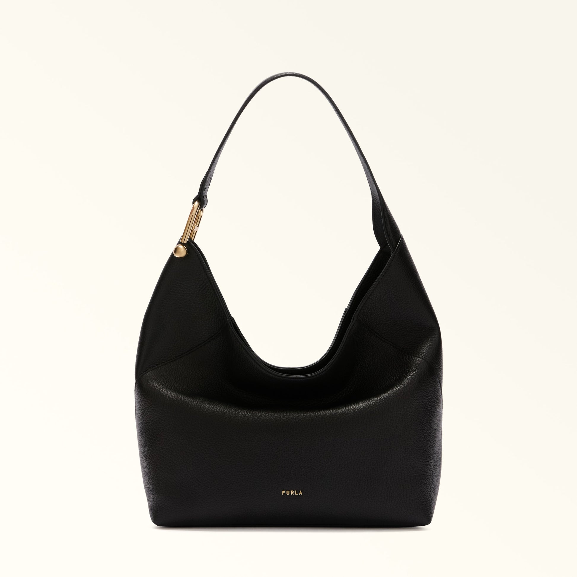 Furla Lara M Hobo Bag In Leather