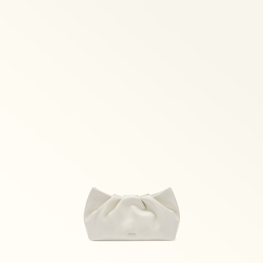 Furla Delia Mini Clutch in White - Bags 
