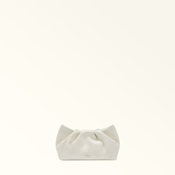 Furla Delia Mini Clutch in White - Bags 