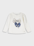 Children's Offwhite Blouse For Girl