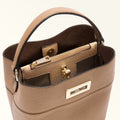 Furla Amelia Mini Bucket Bag in Brown - Bags 