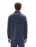 Navy Long Sleeves Shirt - Celio Lebanon