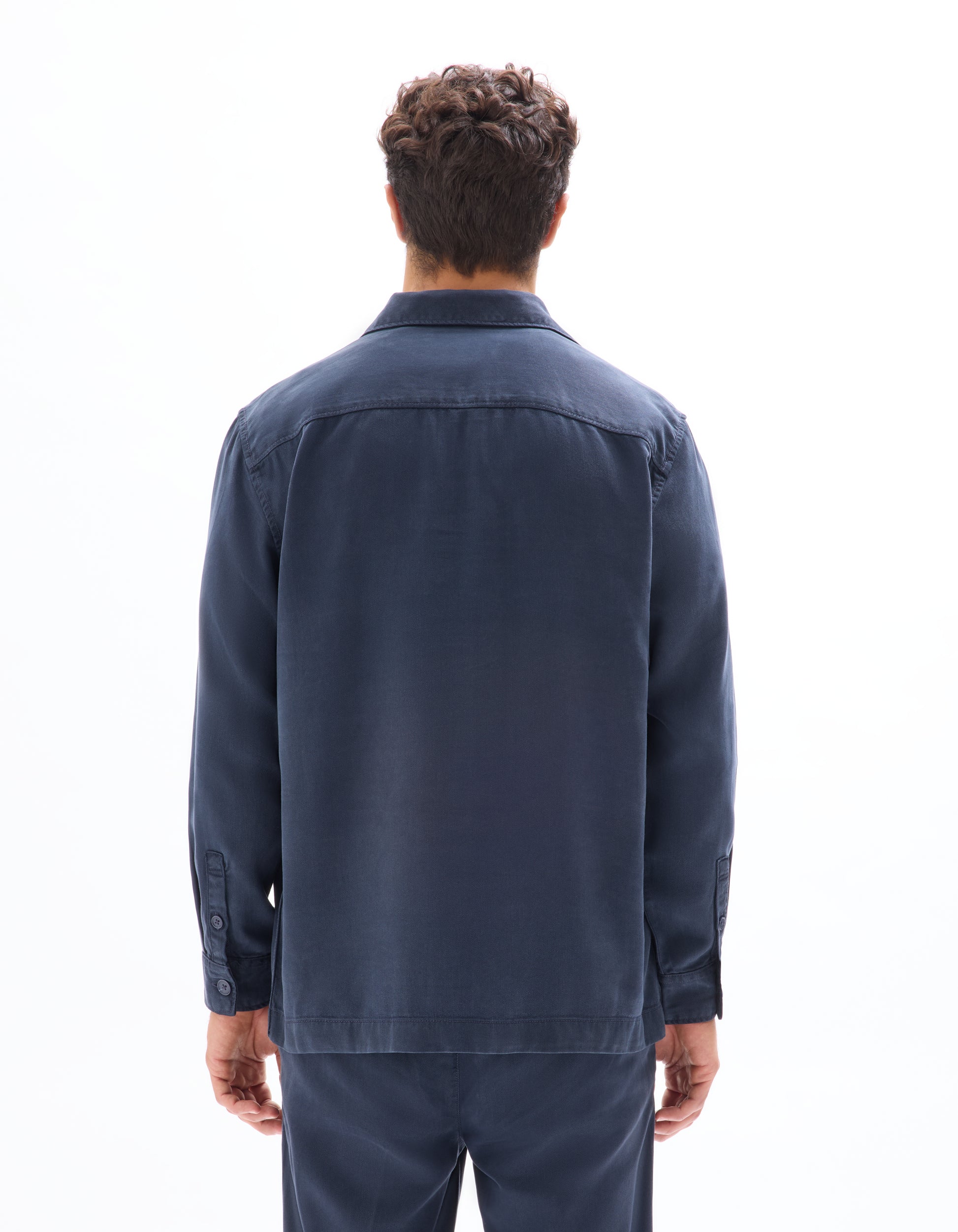 Navy Long Sleeves Shirt - Celio Lebanon