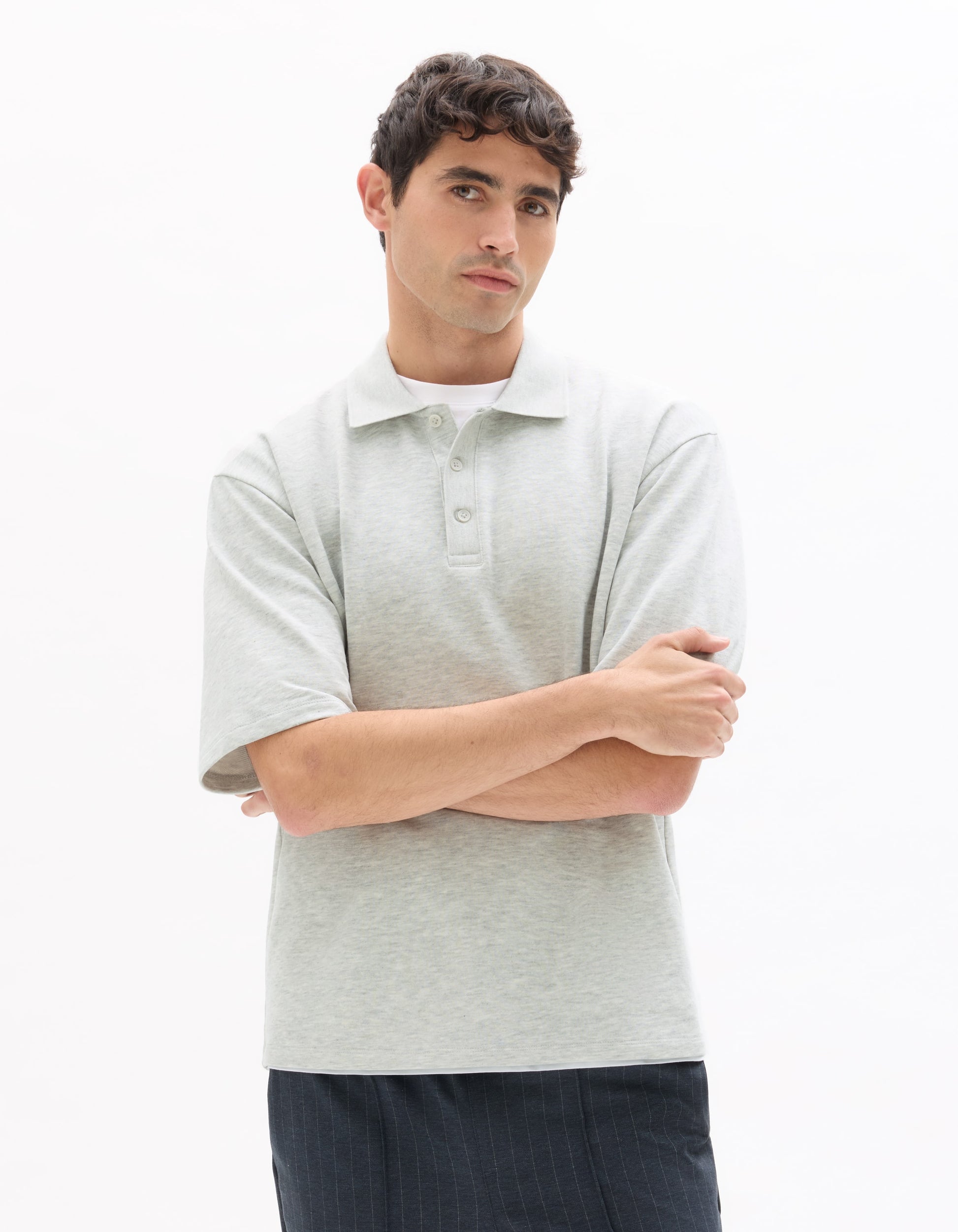 Greylight  Heather Short sleeves Polo for men