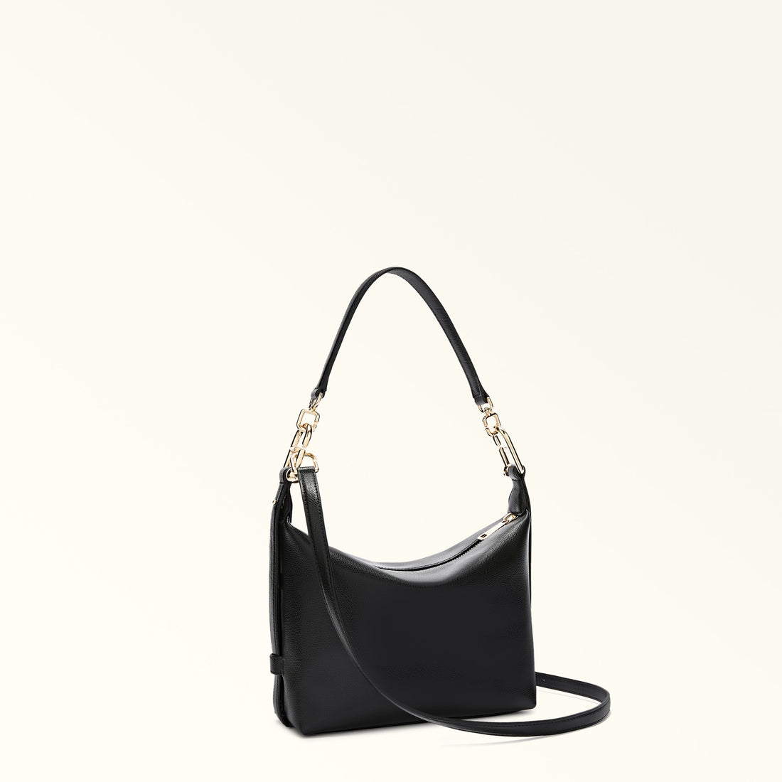 Furla Tonie Mini Hobo Bag In Leather