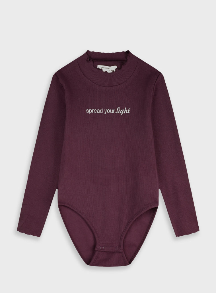 Cotton Girl Blouse - Burgundy