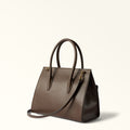 Furla Greta M Top Handle in Brown - Bags 