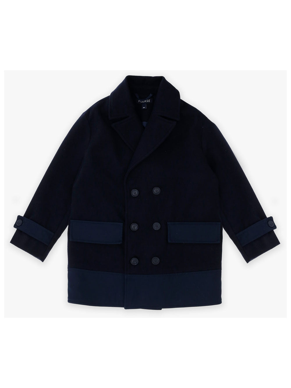 navy coat COAT KHABBAZ