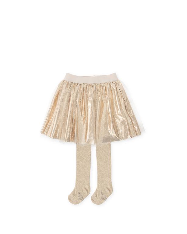 Gold  Skirt for Kids