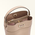 Furla Amelia M Bucket Bag in White - Bags 