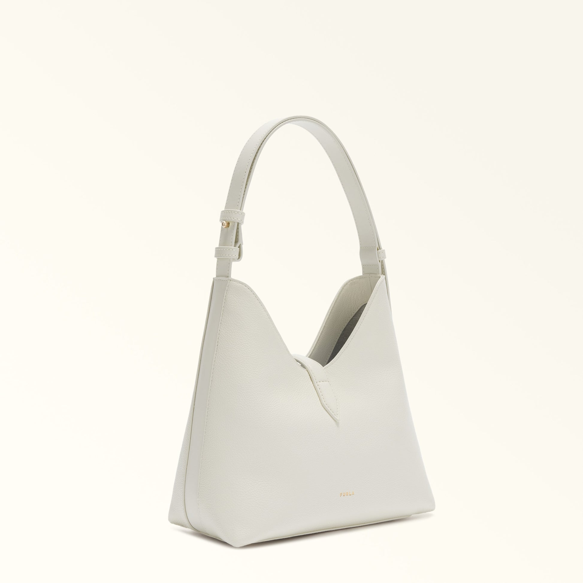 Furla Goccia S Hobo in White - Bags 