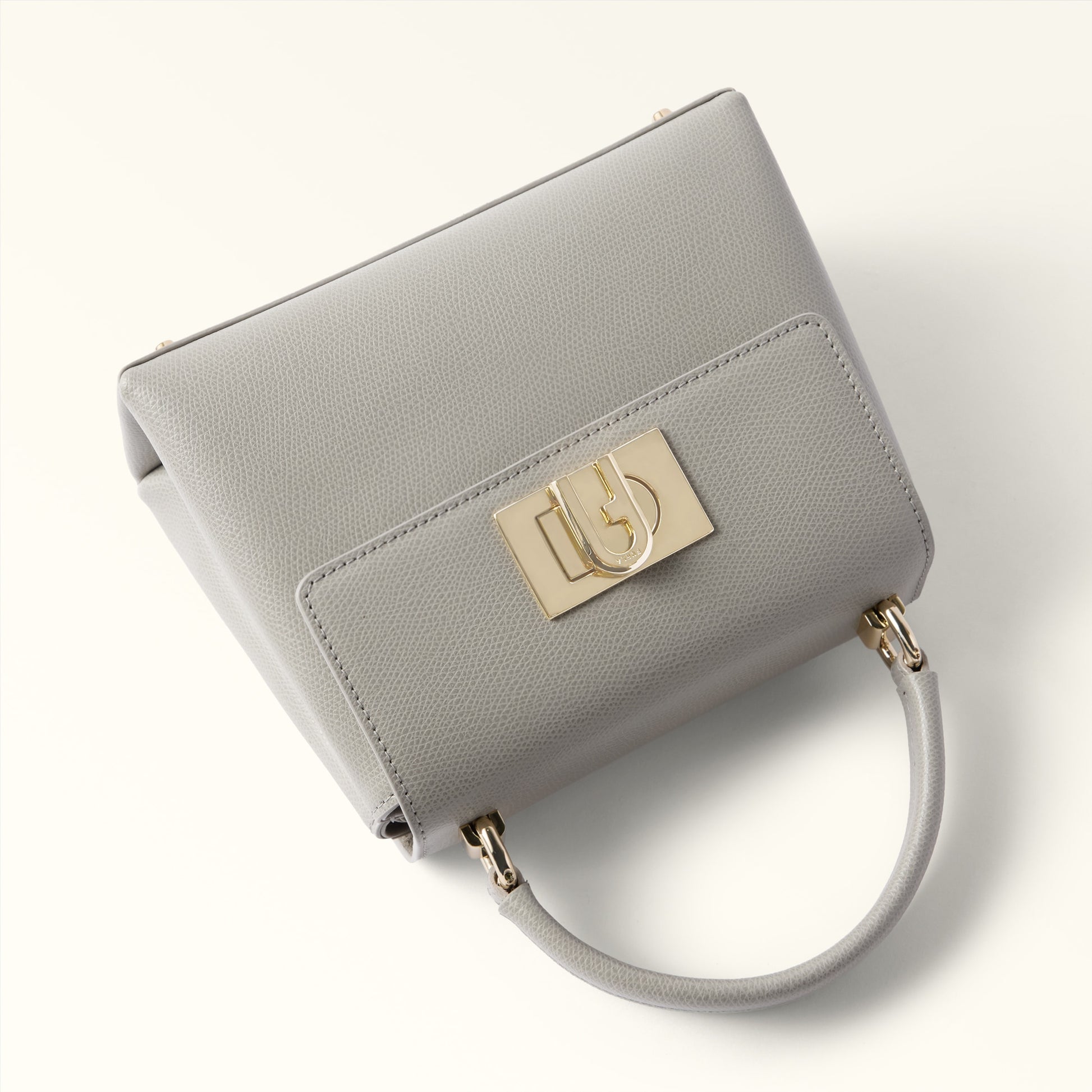 Furla 1927 Mini Top Handle in Grey - Bags 