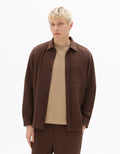 Brown Overshirt for Men