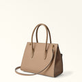 Furla Greta M Top Handle in Brown - Bags 