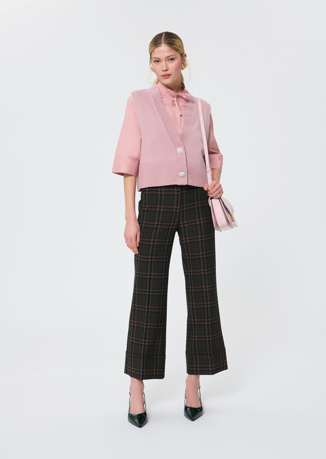 Gilles  blush cardigan for women