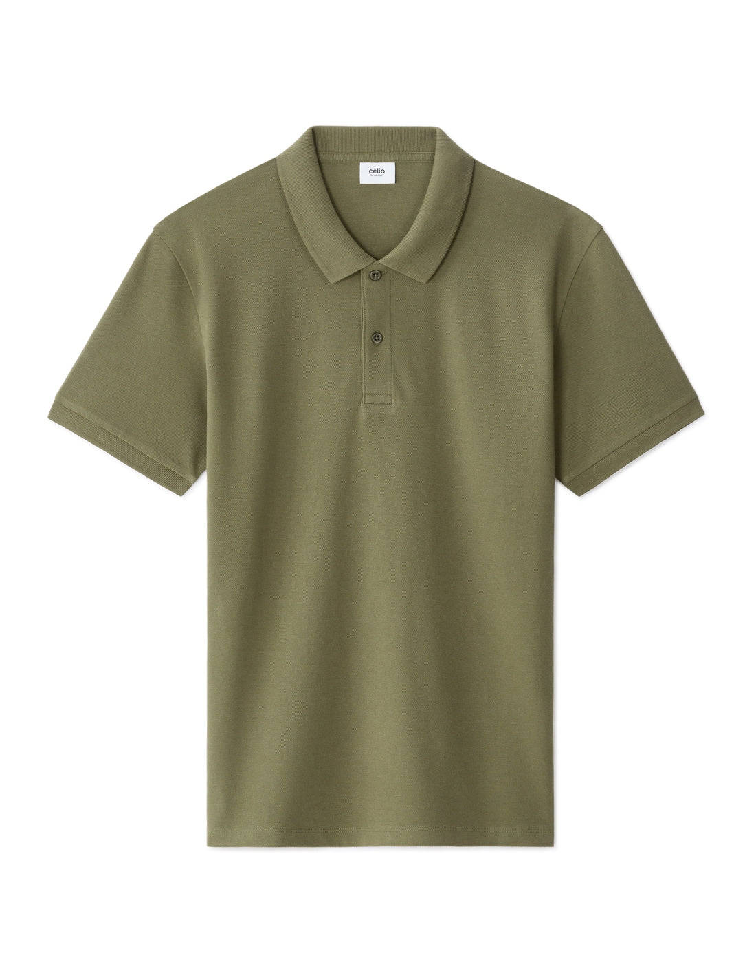100% Cotton Regular Fit Pique Polo Shirt Celio