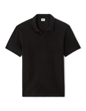 Celio Regular fit knit polo - Black
