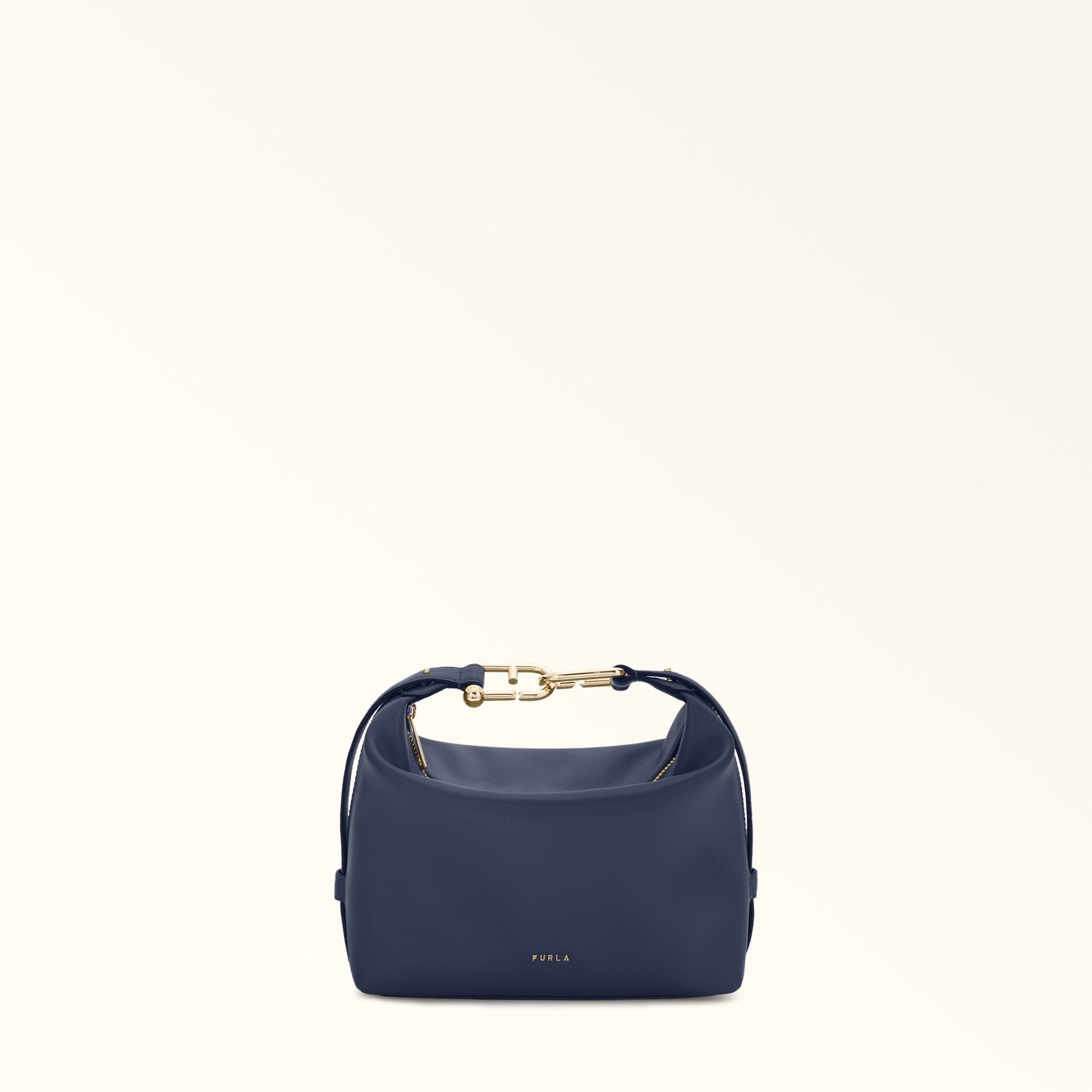 Furla Tonie Mini Hobo Bag In Leather