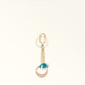 Furla Crystal Keyring Rose in Green - Charms 