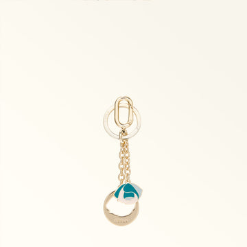 Furla Crystal Keyring Rose in Green - Charms 