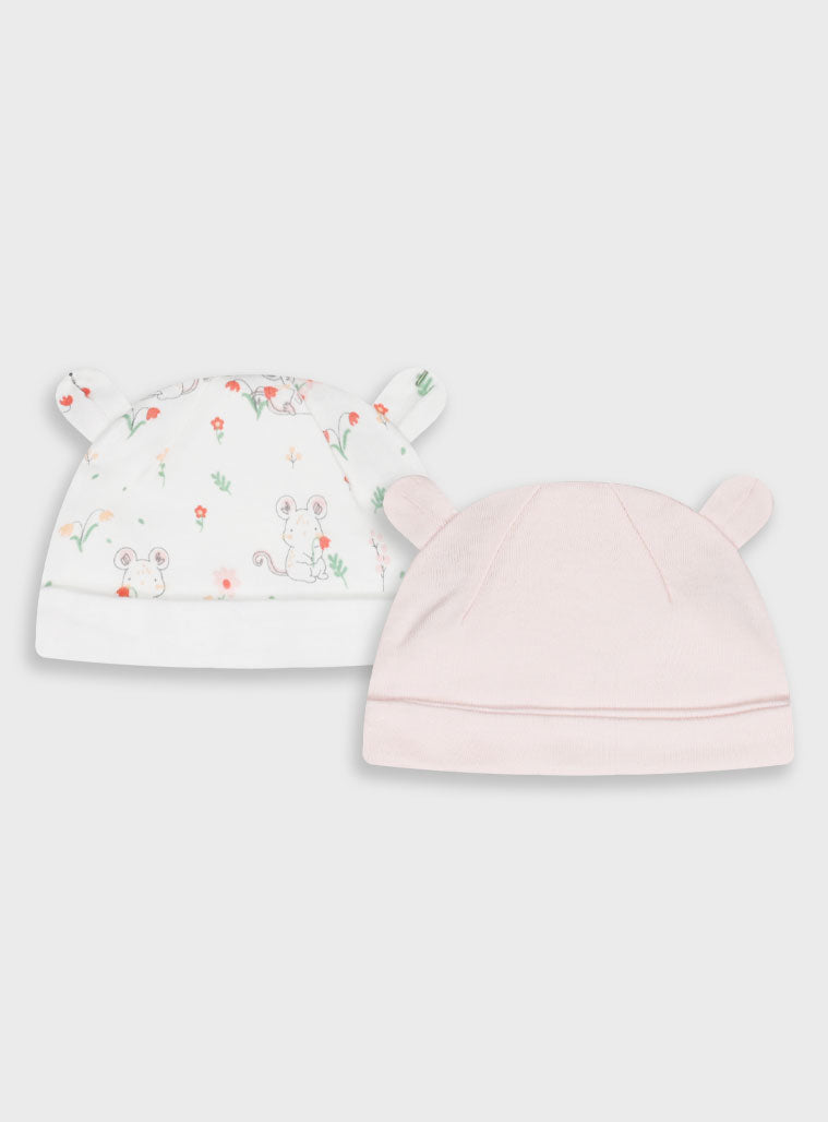 2 PCS INFANT'S SET OF HATS
