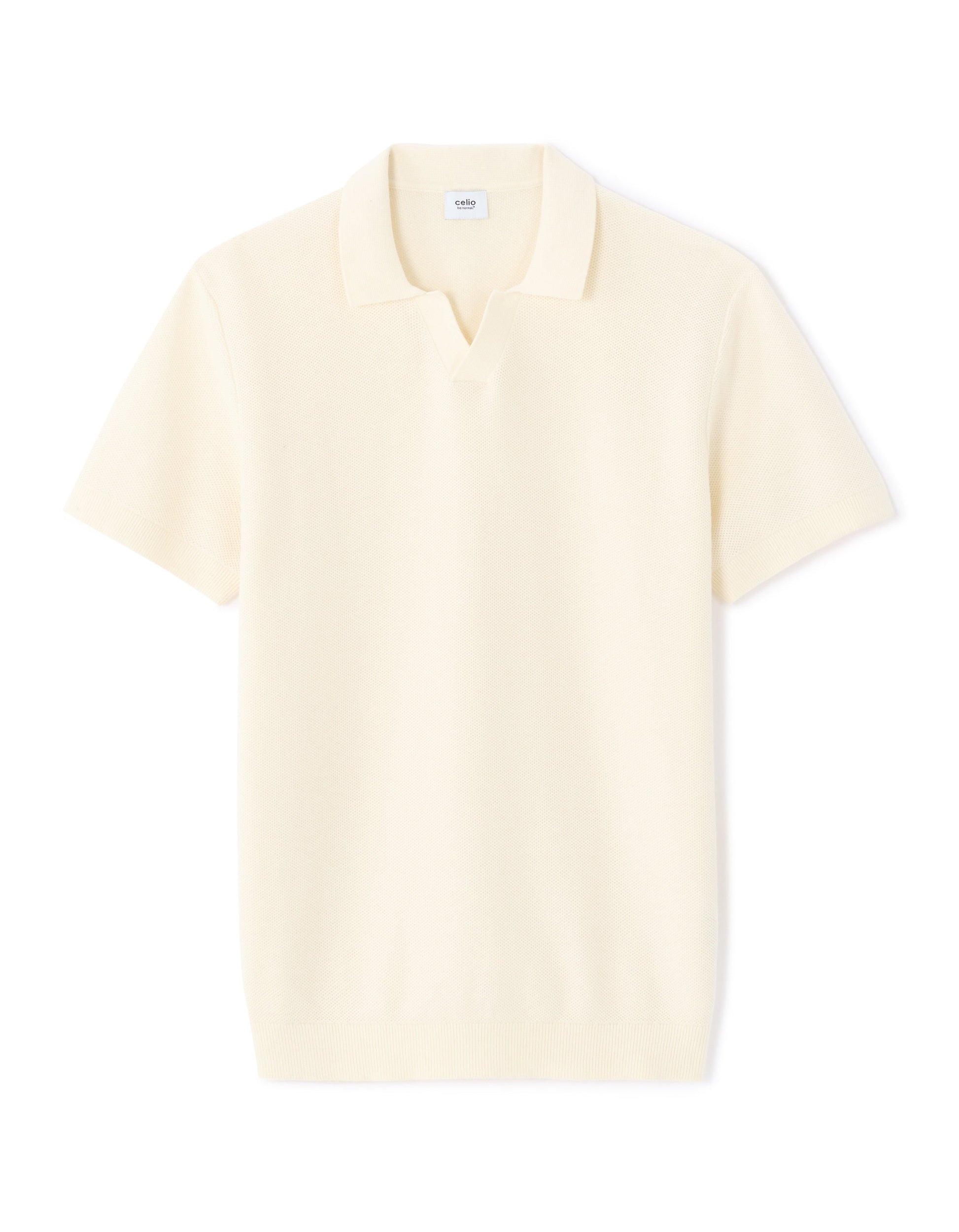 Regular Fit pique Polo Shirt 100% Cotton Knit Celio