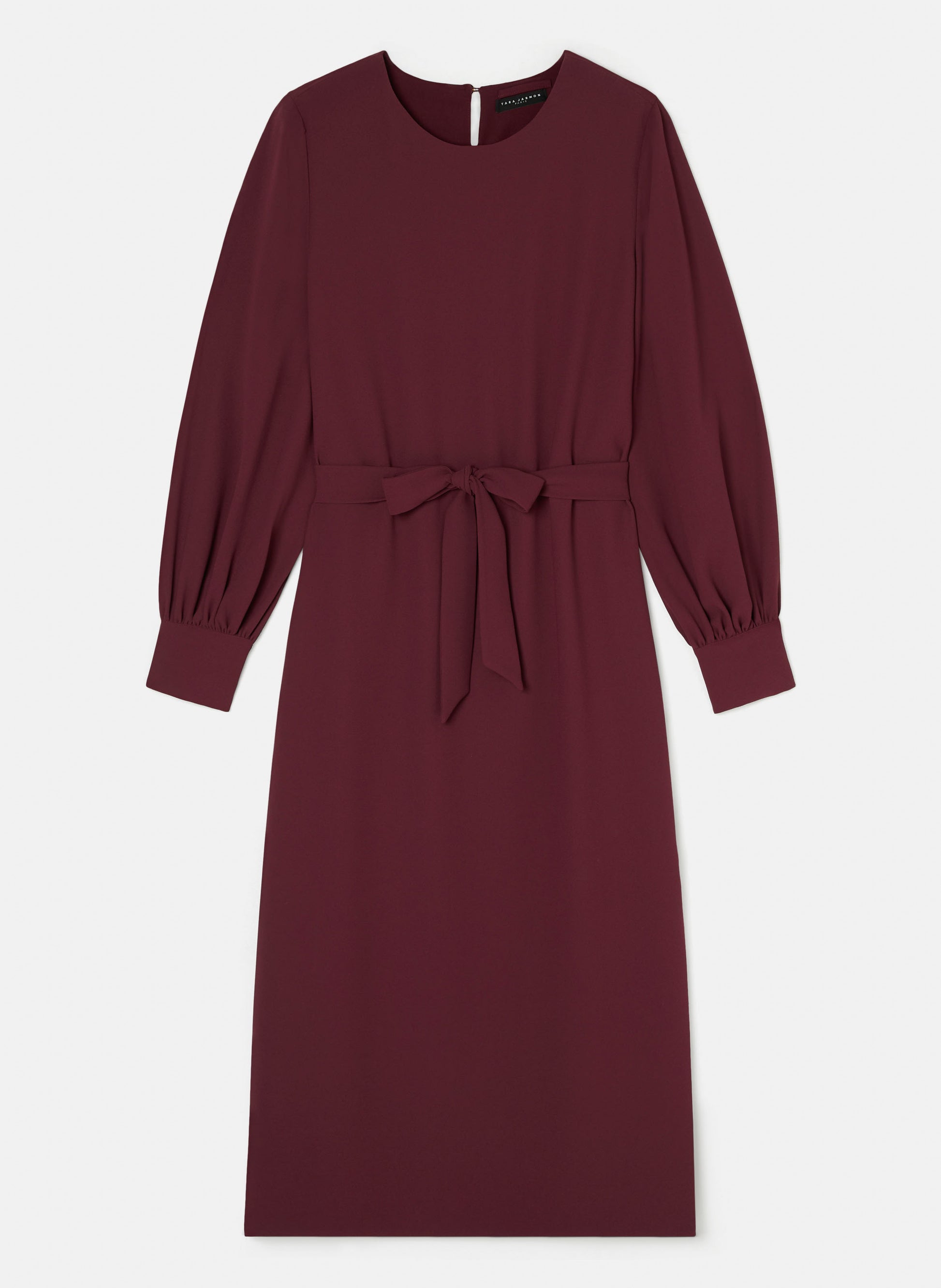 Rossini Burgundy Crepe Dress by Tara Jarmon Lebanon