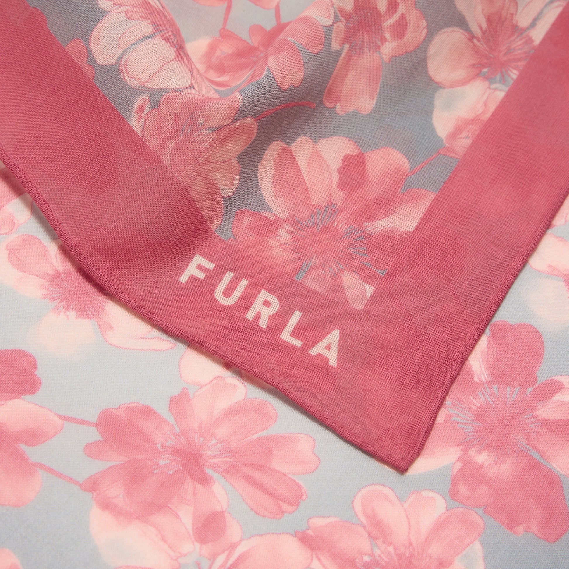 Furla Lea Bandana 60X60 in Pink - Scarves 