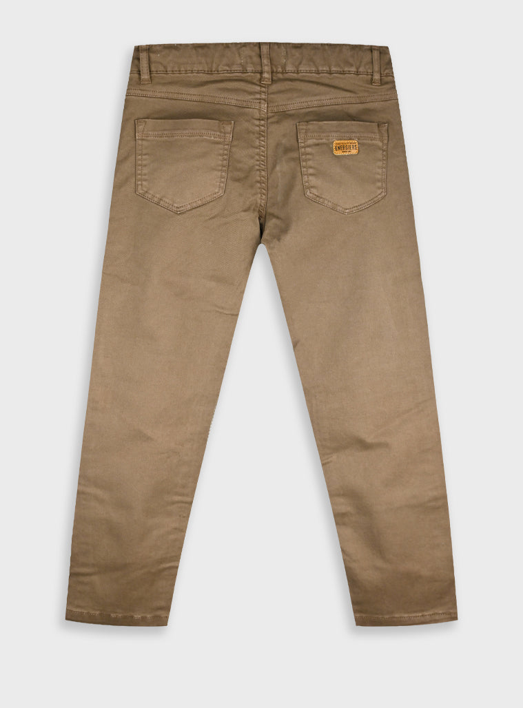 Cotton Boy Trousers - Sand