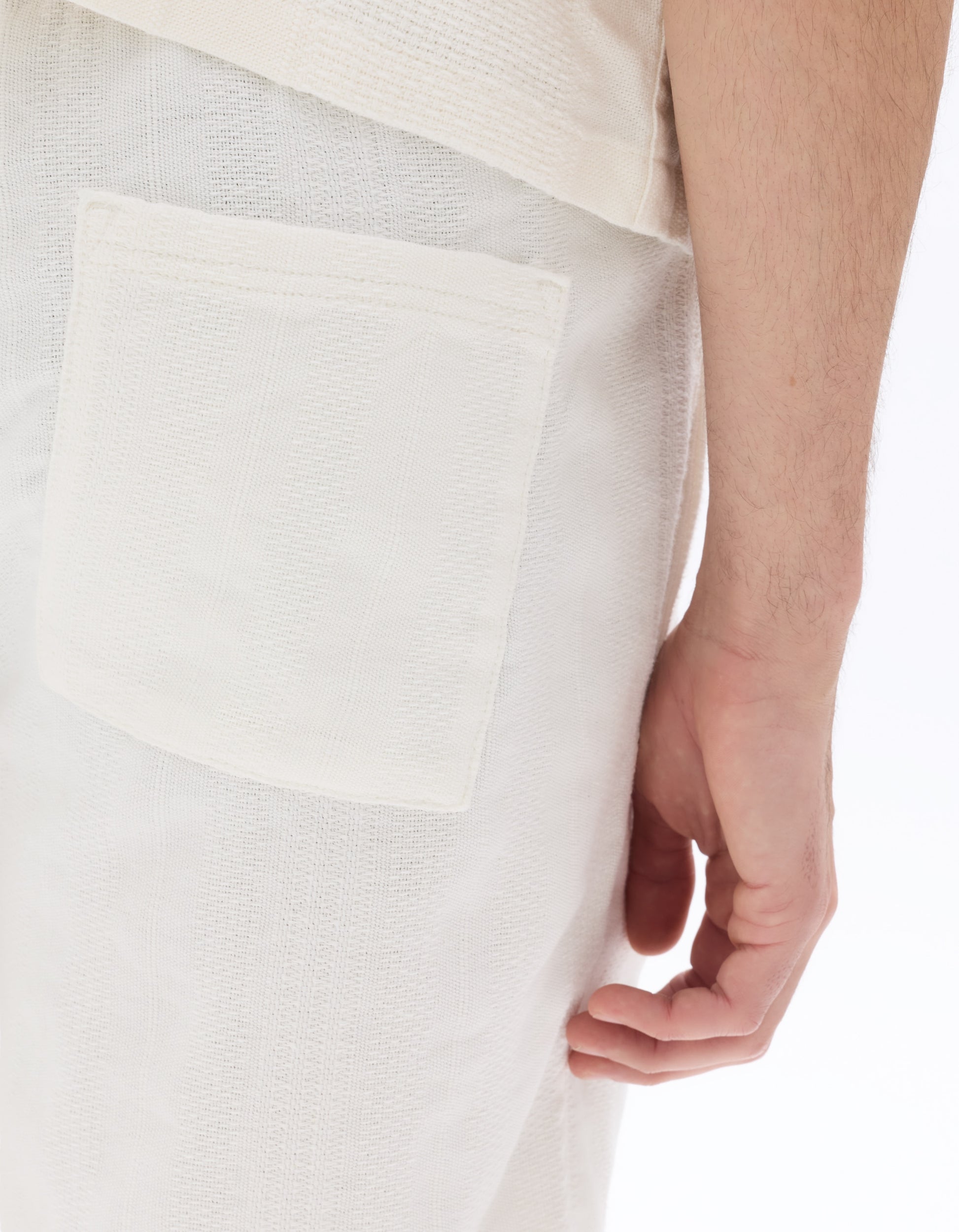Celio Cotton Bermuda - White