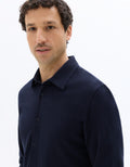 Blue Navy Long sleeves Shirt for men