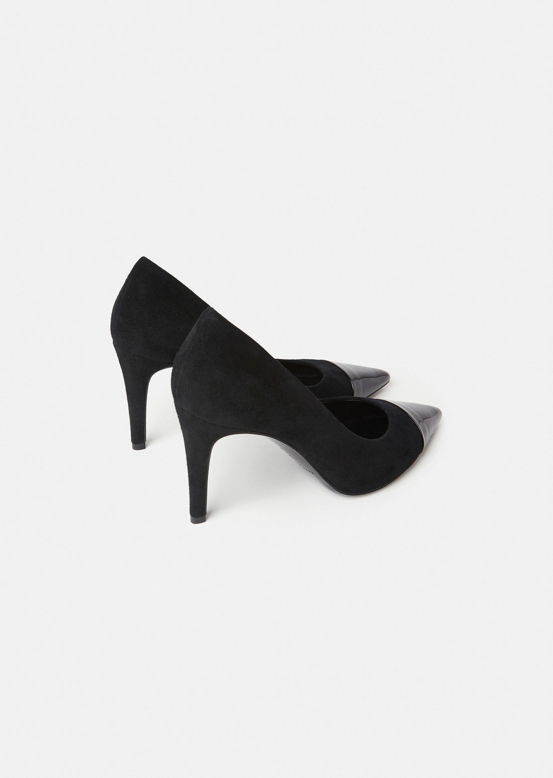 Krystine black leather heels by Tara Jarmon Lebanon