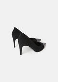 Krystine black leather heels by Tara Jarmon Lebanon