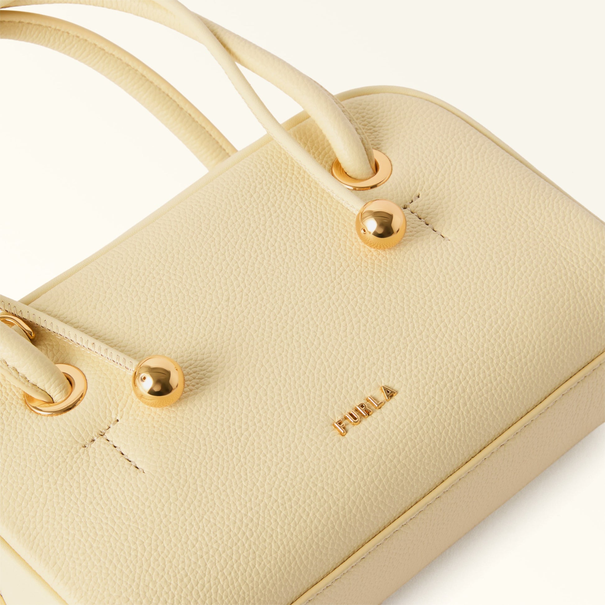 Furla Poppy Mini Dome in White - Bags 