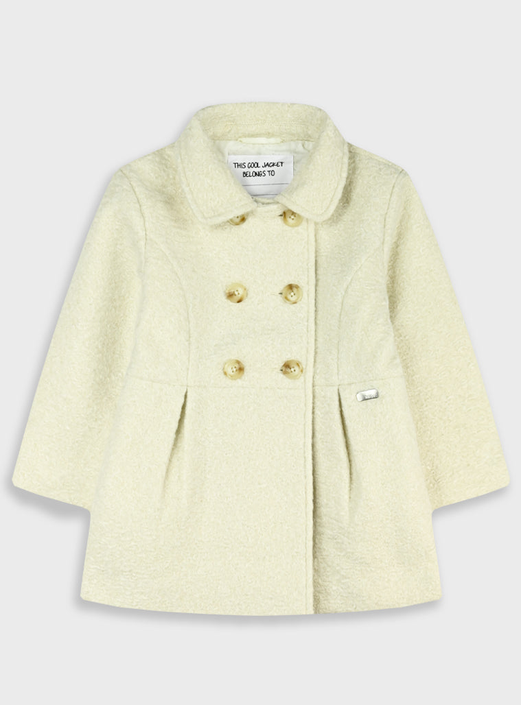 Girl Coat - Almond Milk