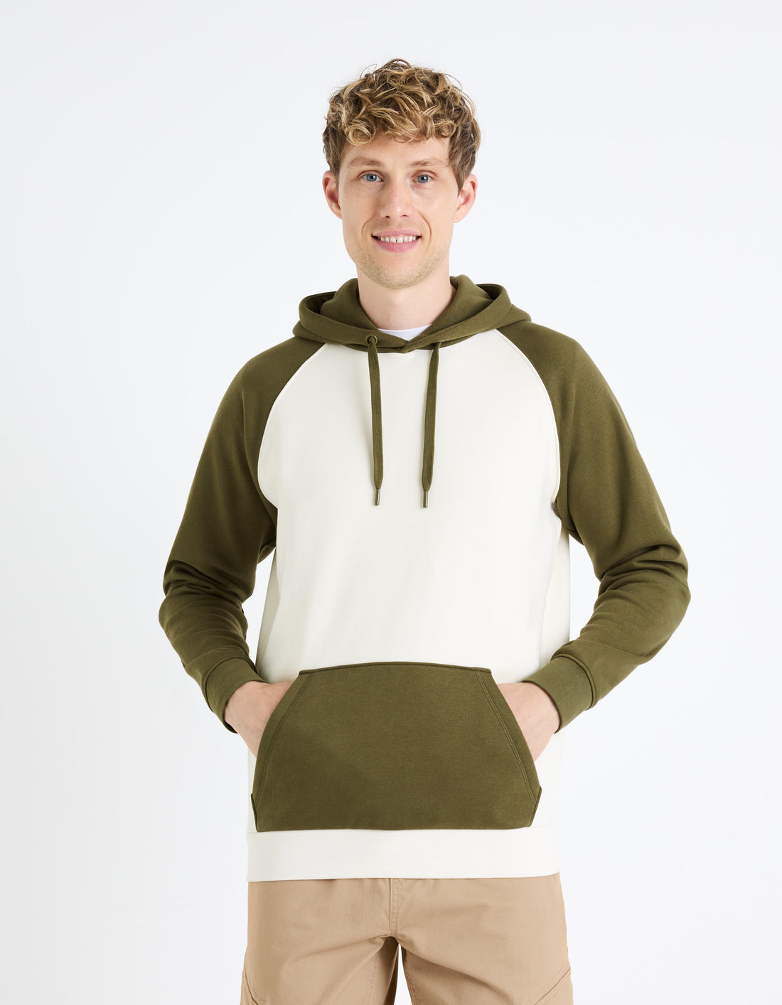 FEBLOCOS KHAKI SWEATER - Celio lebanon