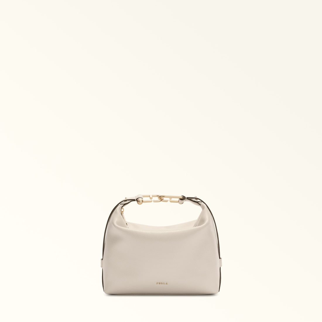 Furla Tonie Mini Hobo Bag In Leather