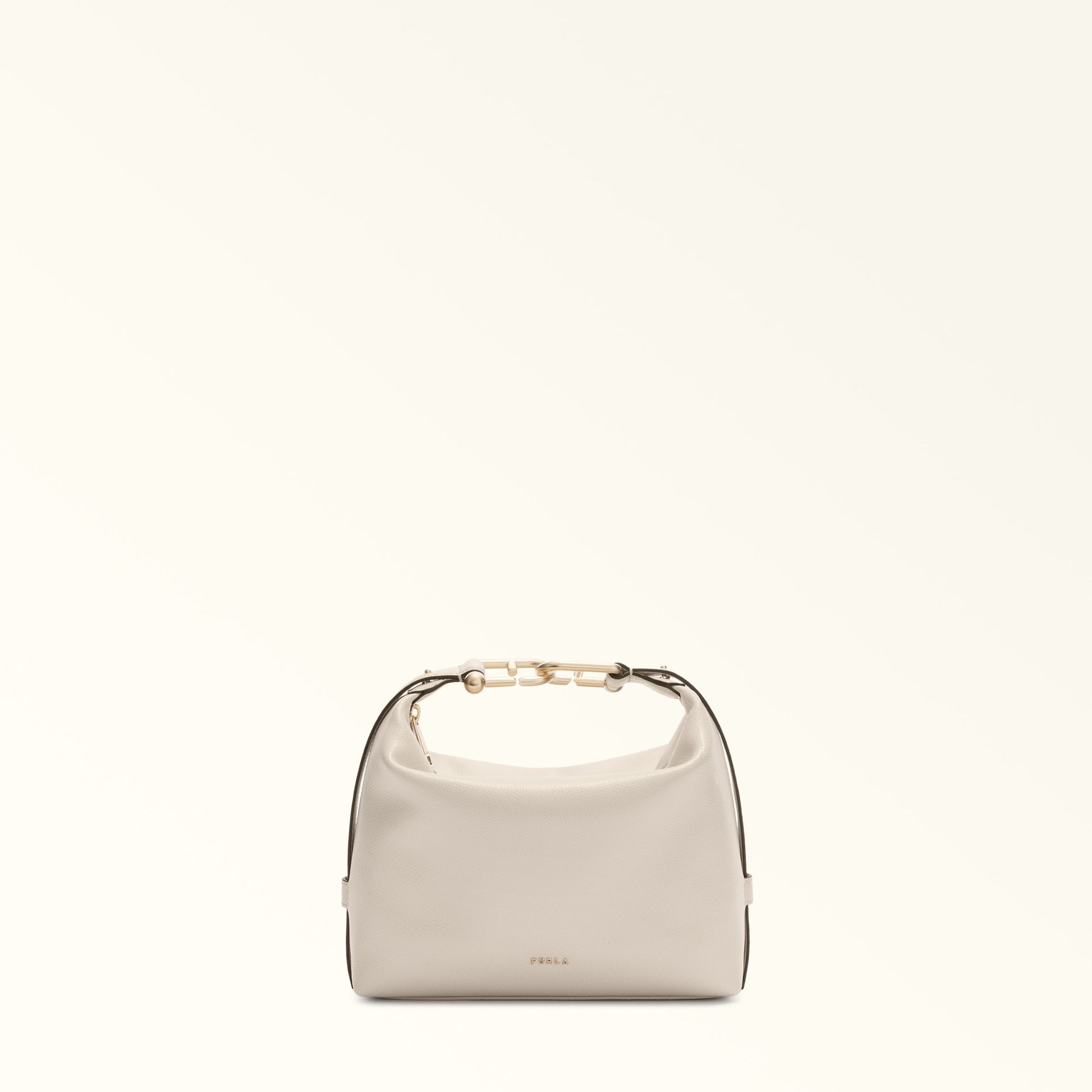 Furla Tonie Mini Hobo Bag In Leather