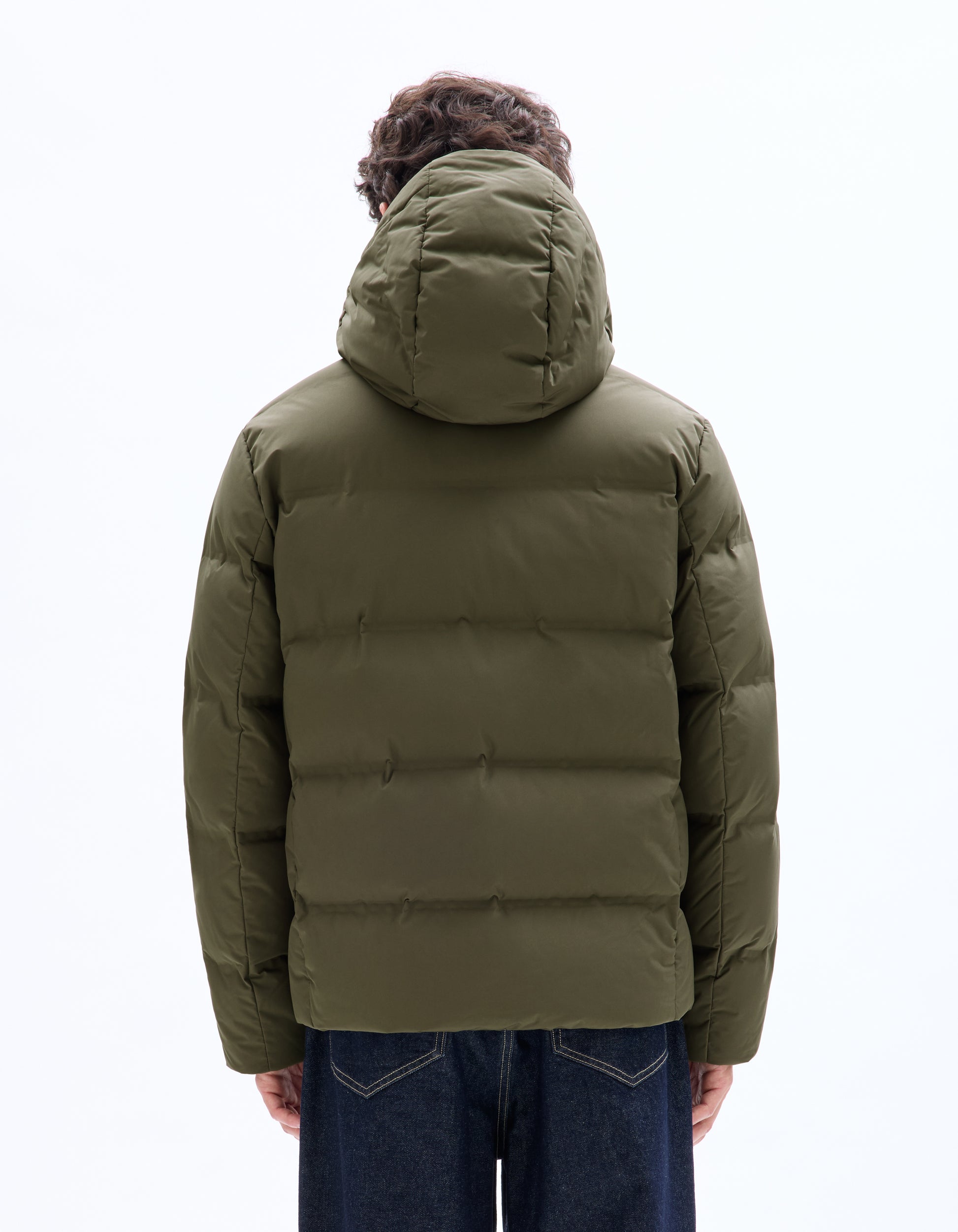 Kaki Puffy Jacket - Celio Lebanon