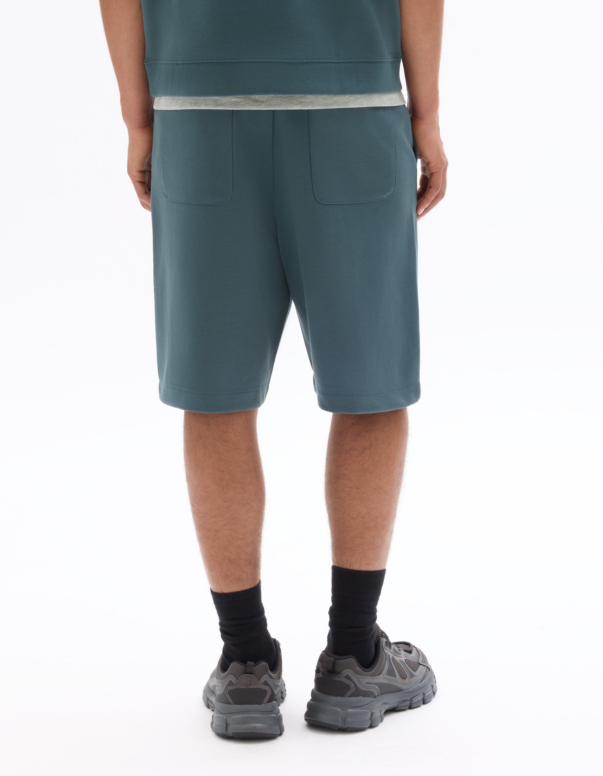 Celio Loose-fitting interlock shorts - Blue