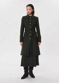Maelline coat in khaki by Tara Jarmon