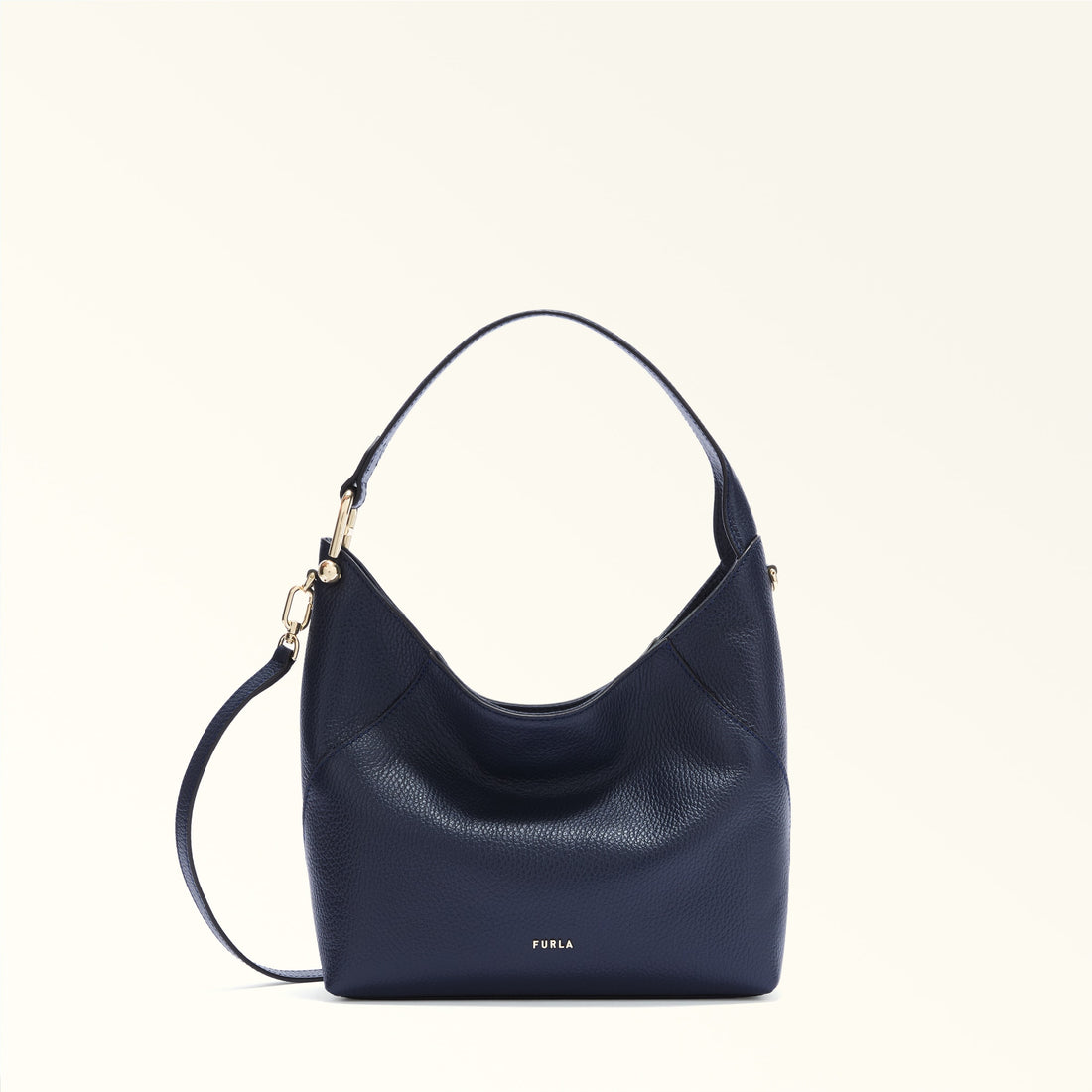 Furla Lara S Hobo Bag In Leather