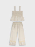 Yellow Set(Blouse,Cullotes) for Girls